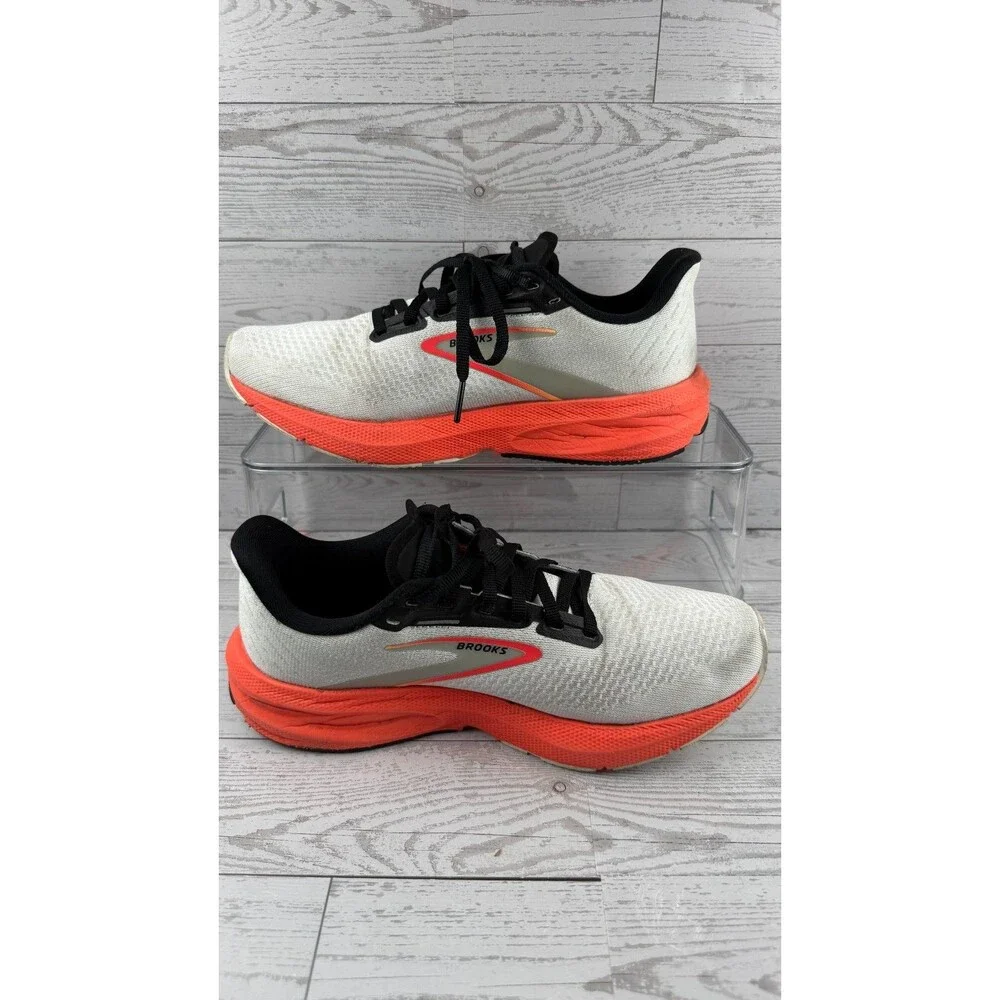 Brooks Launch 10 Orange 7.5B Women's Lightweight Cushioning Running Shoes #928